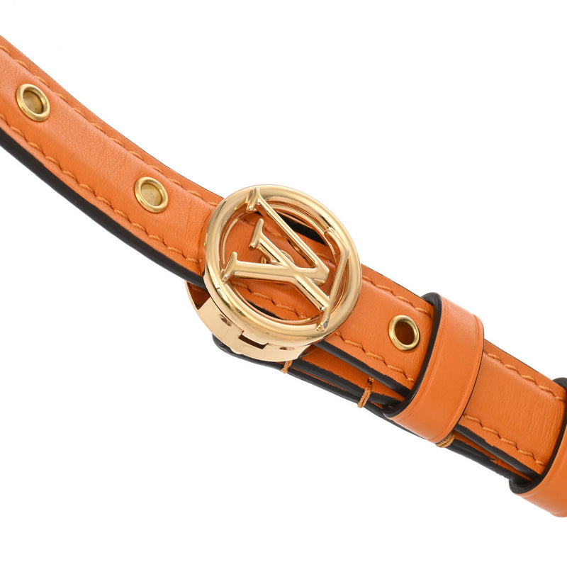 LOUIS VUITTON ルイヴィトン LV ポンヌフ サマーゴールド M55946 レディース レザー ショルダーバッグ ABランク 中古 銀蔵