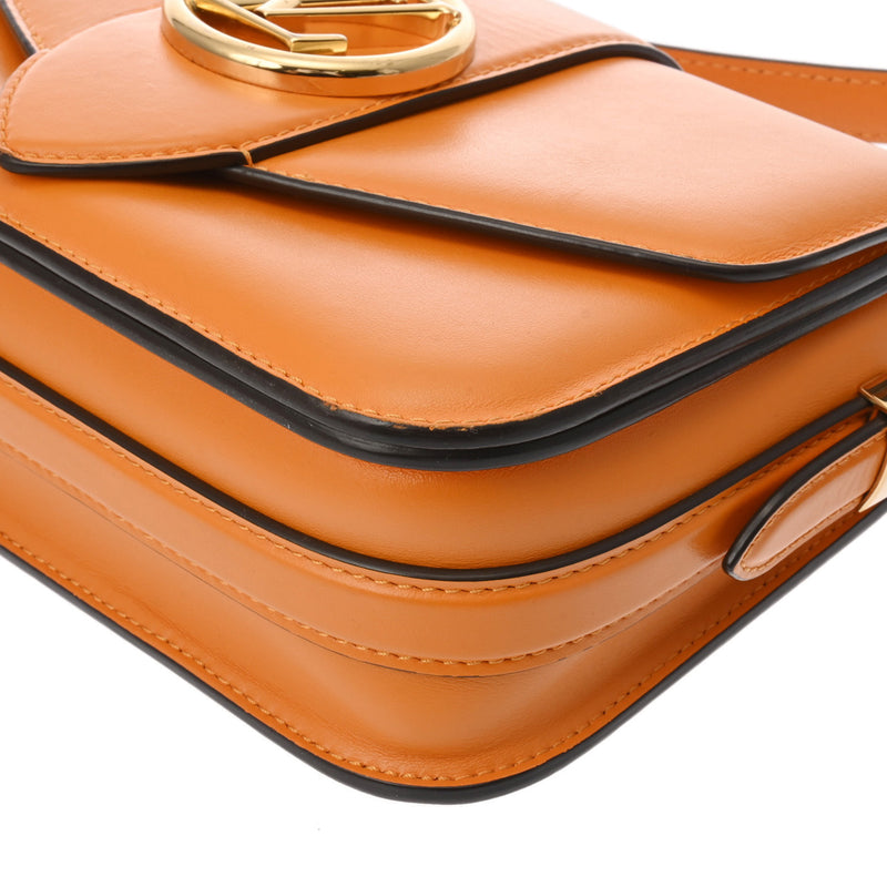 LOUIS VUITTON ルイヴィトン LV ポンヌフ サマーゴールド M55946 レディース レザー ショルダーバッグ ABランク 中古 銀蔵