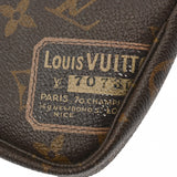 LOUIS VUITTON ルイヴィトン モノグラム ミニ ポシェット アクセソワール ラベルコレクション ブラウン M63798 レディース モノグラムキャンバス アクセサリーポーチ Bランク 中古 銀蔵