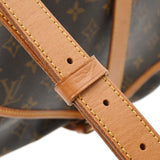 LOUIS VUITTON ルイヴィトン モノグラム ソミュール 35 ブラウン M42254 レディース モノグラムキャンバス ショルダーバッグ Bランク 中古 銀蔵