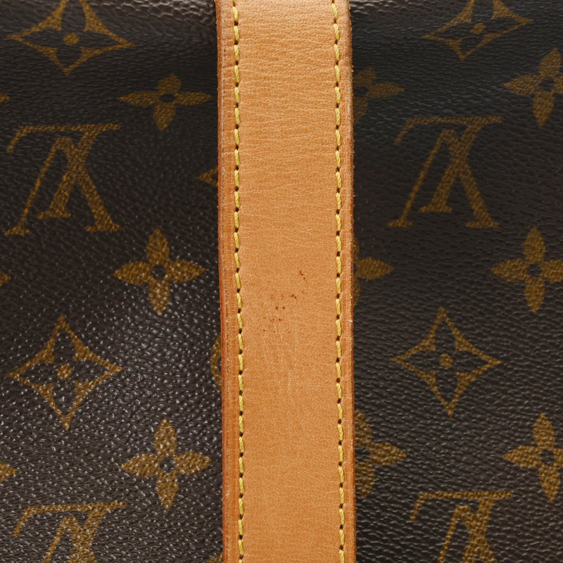 LOUIS VUITTON ルイヴィトン モノグラム ソミュール 35 ブラウン M42254 レディース モノグラムキャンバス ショルダーバッグ Bランク 中古 銀蔵