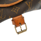 LOUIS VUITTON ルイヴィトン モノグラム ソミュール 35 ブラウン M42254 レディース モノグラムキャンバス ショルダーバッグ Bランク 中古 銀蔵