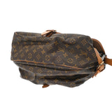 LOUIS VUITTON ルイヴィトン モノグラム ソミュール 35 ブラウン M42254 レディース モノグラムキャンバス ショルダーバッグ Bランク 中古 銀蔵