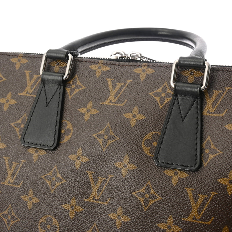 LOUIS VUITTON ルイヴィトン モノグラムマカサー PDJ 2WAY ブラウン/ブラック M40868 メンズ モノグラムキャンバス ビジネスバッグ ABランク 中古 銀蔵