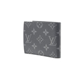 LOUIS VUITTON ルイヴィトン モノグラムエクリプス ポルトフォイユ マルコ NM ブラック/グレー M62545 メンズ モノグラムキャンバス 二つ折り財布 ABランク 中古 銀蔵