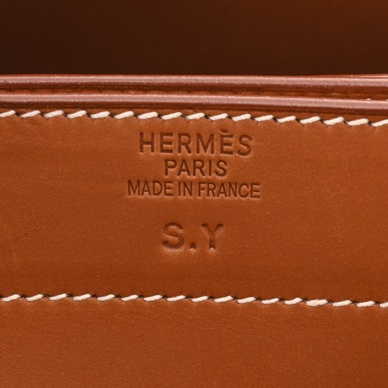 HERMES エルメス サックアデペッシュ 41 フォーブ □H刻印(2004年頃) メンズ ヴォーバレニア ビジネスバッグ ABランク 中古 銀蔵