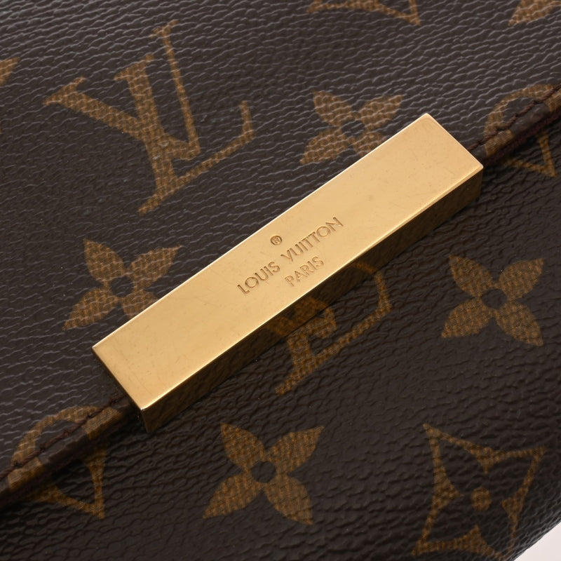 LOUIS VUITTON ルイヴィトン モノグラム フェイボリット MM 2WAY ブラウン M40718 レディース モノグラムキャンバス ショルダーバッグ Aランク 中古 銀蔵