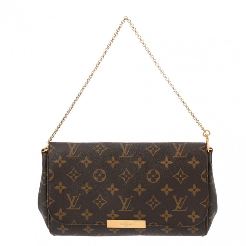 LOUIS VUITTON ルイヴィトン モノグラム フェイボリット MM 2WAY ブラウン M40718 レディース モノグラムキャンバス ショルダーバッグ Aランク 中古 銀蔵