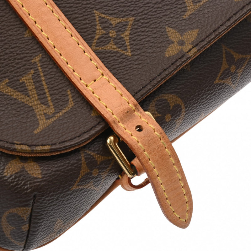 LOUIS VUITTON ルイヴィトン モノグラム ポシェットマル ブラウン M51159 レディース モノグラムキャンバス ウエストバッグ Bランク 中古 銀蔵