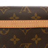 LOUIS VUITTON ルイヴィトン モノグラム ポシェットマル ブラウン M51159 レディース モノグラムキャンバス ウエストバッグ Bランク 中古 銀蔵