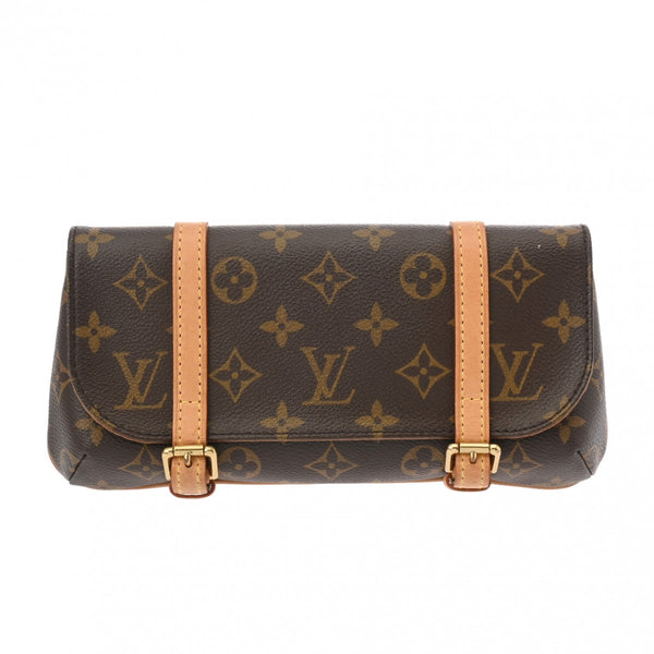 LOUIS VUITTON ルイヴィトン モノグラム ポシェットマル ブラウン M51159 レディース モノグラムキャンバス ウエストバッグ Bランク 中古 銀蔵