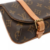 LOUIS VUITTON ルイヴィトン モノグラム ポシェットマル ブラウン M51159 レディース モノグラムキャンバス ウエストバッグ Bランク 中古 銀蔵