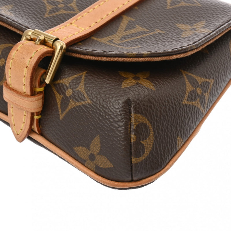 LOUIS VUITTON ルイヴィトン モノグラム ポシェットマル ブラウン M51159 レディース モノグラムキャンバス ウエストバッグ Bランク 中古 銀蔵