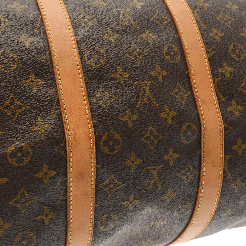 LOUIS VUITTON ルイヴィトン モノグラム キーポル 55 ブラウン M41424 ユニセックス モノグラムキャンバス ボストンバッグ Bランク 中古 銀蔵