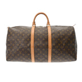 LOUIS VUITTON ルイヴィトン モノグラム キーポル 55 ブラウン M41424 ユニセックス モノグラムキャンバス ボストンバッグ Bランク 中古 銀蔵