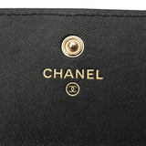 CHANEL シャネル シャネル19 ロングフラップウォレット ブラック AP0955 レディース ラムスキン 長財布 Bランク 中古 銀蔵