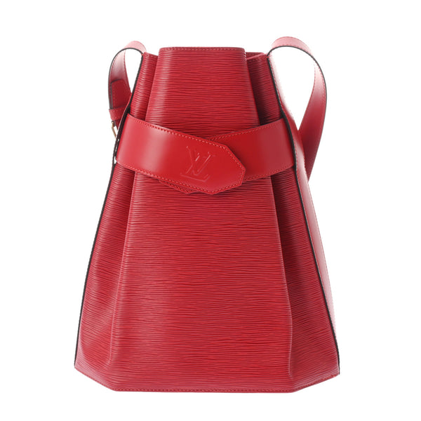 【良品】ルイ・ヴィトン エ サックデポール ショルダーバッグ カスティアンレッド ルイヴィトンサックデポール PM 14127 カスティリアンレッド