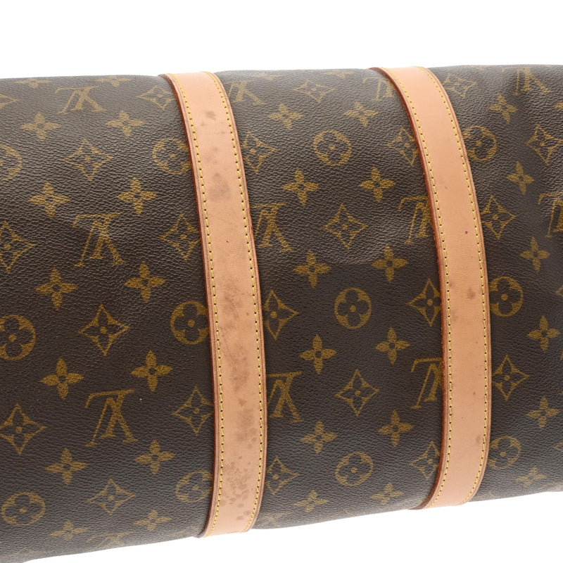 LOUIS VUITTON ルイヴィトン モノグラム キーポル 45 ブラウン M41428 ユニセックス モノグラムキャンバス ボストンバッグ Bランク 中古 銀蔵