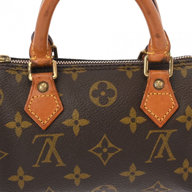 LOUIS VUITTON ルイヴィトン モノグラム ミニ スピーディ 2WAY ブラウン M41534 レディース モノグラムキャンバス ハンドバッグ Bランク 中古 銀蔵