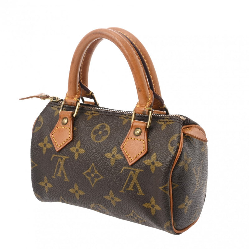 LOUIS VUITTON ルイヴィトン モノグラム ミニ スピーディ 2WAY ブラウン M41534 レディース モノグラムキャンバス ハンドバッグ Bランク 中古 銀蔵