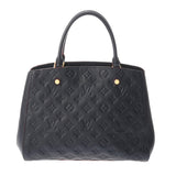 LOUIS VUITTON ルイヴィトン モノグラムアンプラント モンテーニュ MM 2WAY マリーヌルージュ M42746 レディース レザー ハンドバッグ Bランク 中古 銀蔵