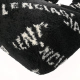 BALENCIAGA バレンシアガ エブリディ ファートートバッグ ブラック/ホワイト 581762 レディース フェイクファー トートバッグ ABランク 中古 銀蔵
