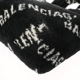 BALENCIAGA バレンシアガ エブリディ ファートートバッグ ブラック/ホワイト 581762 レディース フェイクファー トートバッグ ABランク 中古 銀蔵