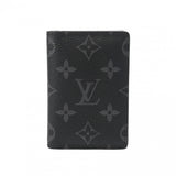 LOUIS VUITTON ルイヴィトン モノグラムエクリプス オーガナイザー ドゥポッシュ ブラック/グレー M61696 メンズ モノグラムキャンバス カードケース ABランク 中古 銀蔵