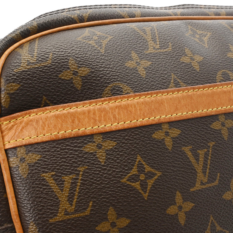 LOUIS VUITTON ルイヴィトン モノグラム リポーター PM ブラウン M45254 ユニセックス モノグラムキャンバス ショルダーバッグ Bランク 中古 銀蔵