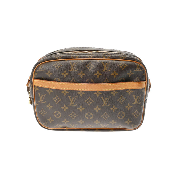 LOUIS VUITTON ルイヴィトン モノグラム リポーター PM ブラウン M45254 ユニセックス モノグラムキャンバス ショルダーバッグ Bランク 中古 銀蔵