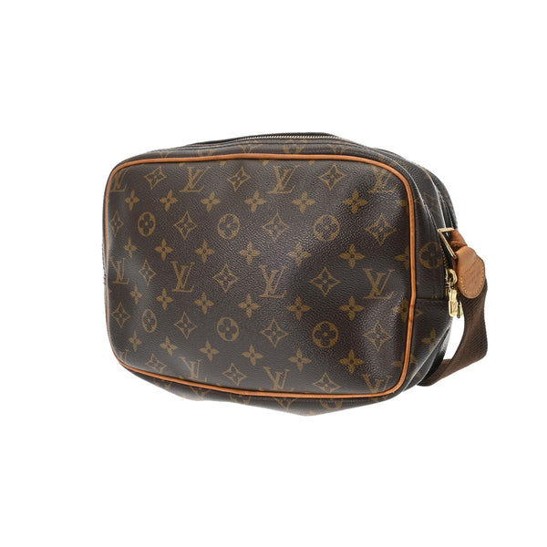 LOUIS VUITTON ルイヴィトン モノグラム リポーター PM ブラウン M45254 ユニセックス モノグラムキャンバス ショルダーバッグ Bランク 中古 銀蔵