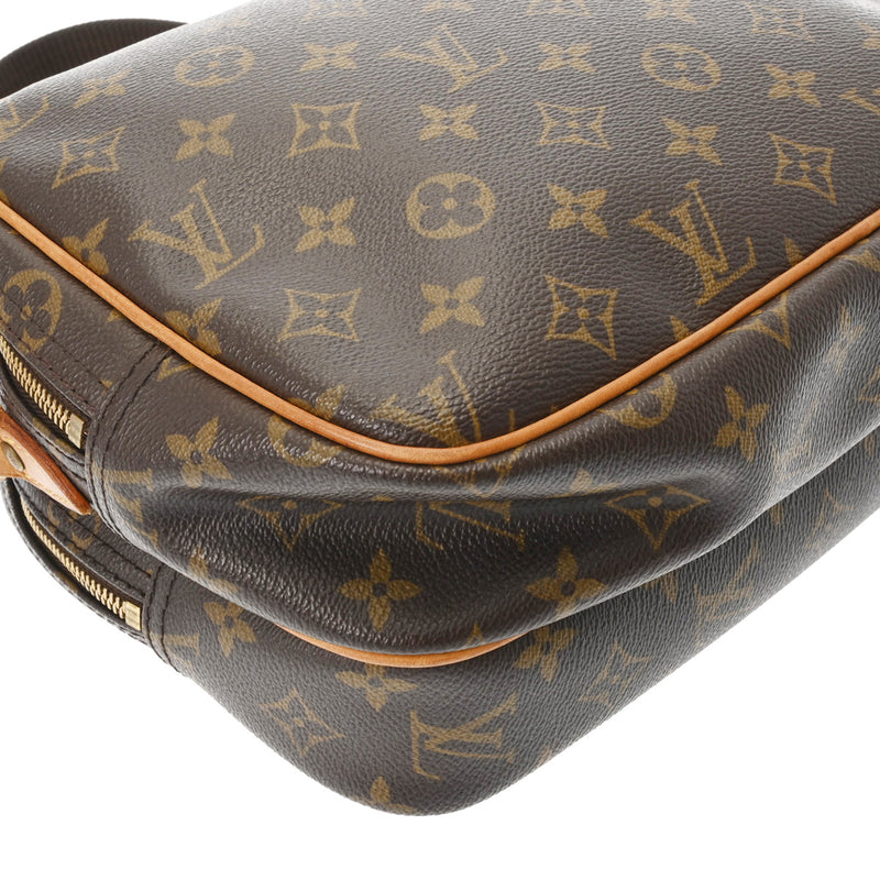 LOUIS VUITTON ルイヴィトン モノグラム リポーター PM ブラウン M45254 ユニセックス モノグラムキャンバス ショルダーバッグ Bランク 中古 銀蔵