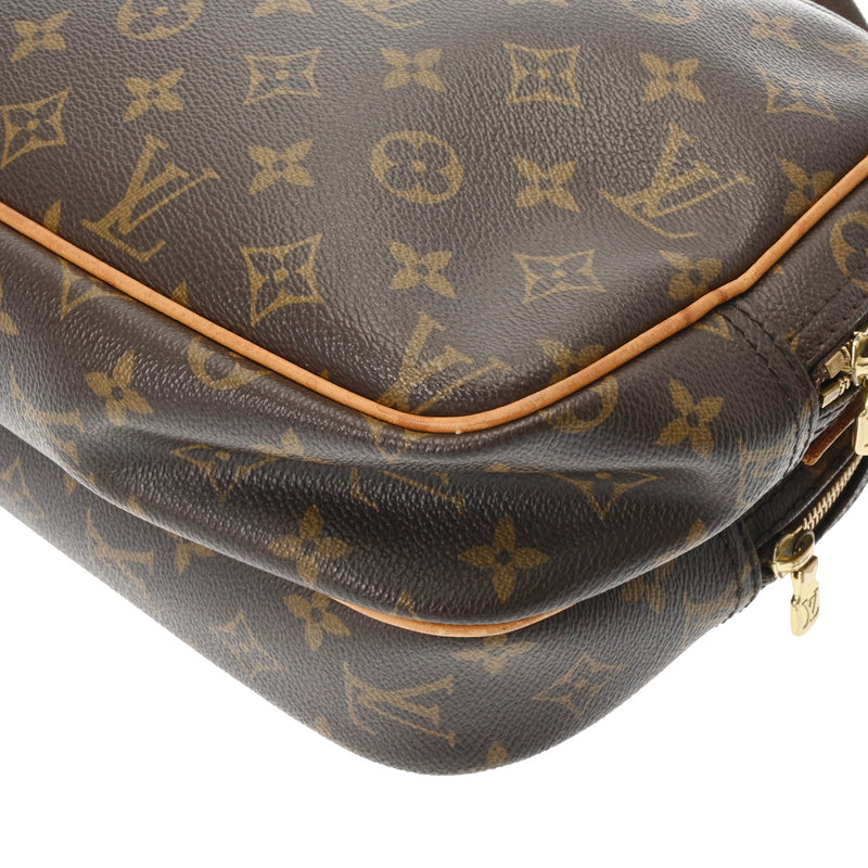 LOUIS VUITTON ルイヴィトン モノグラム リポーター PM ブラウン M45254 ユニセックス モノグラムキャンバス ショルダーバッグ Bランク 中古 銀蔵