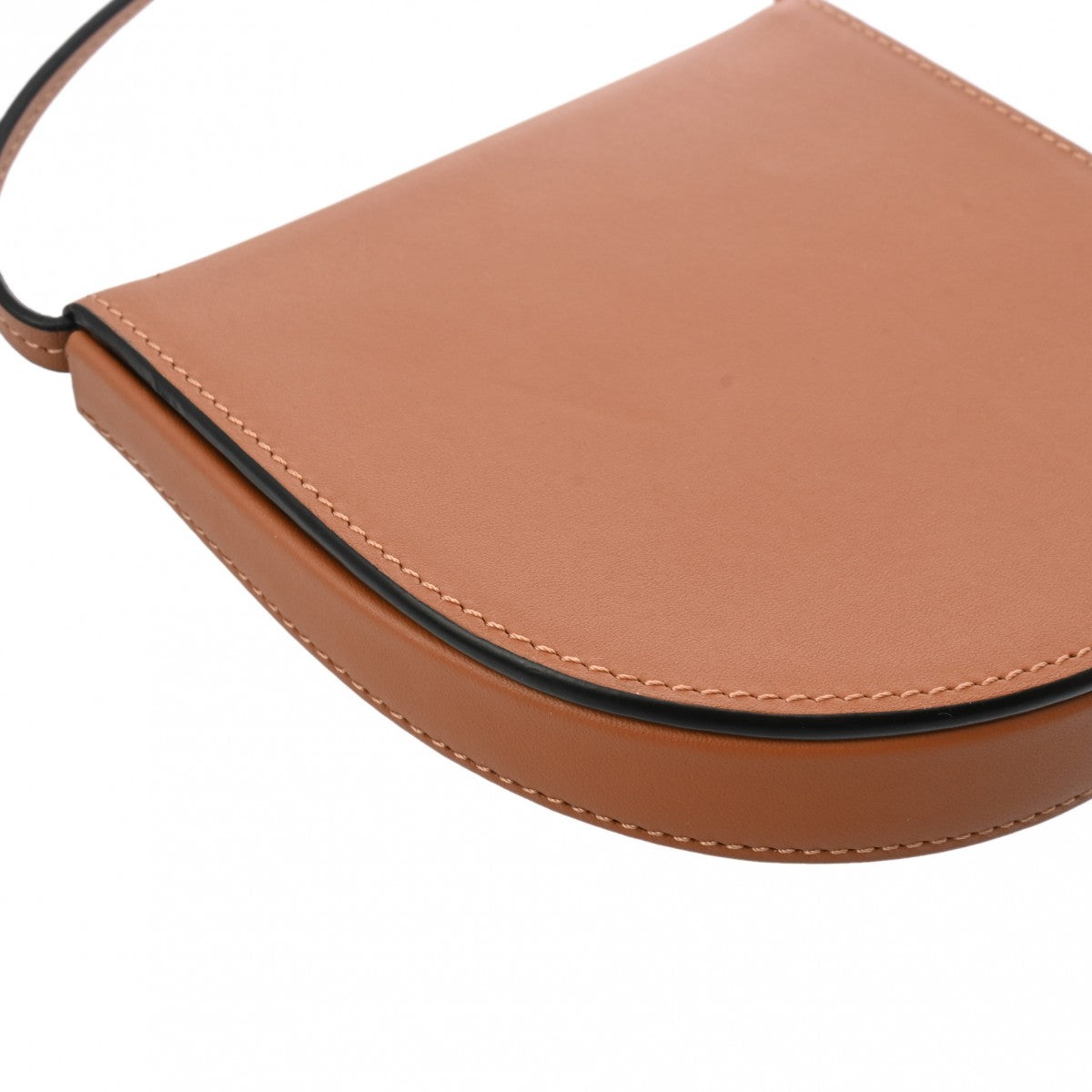 ロエベヒールポーチ 43138 タン レディース レザー ポーチ LOEWE 中古