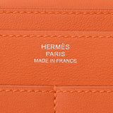 HERMES エルメス ドゴン デュオ テールバテュー シルバー金具 X刻印(2016年頃) ユニセックス ヴォースイフト 長財布 ABランク 中古 銀蔵