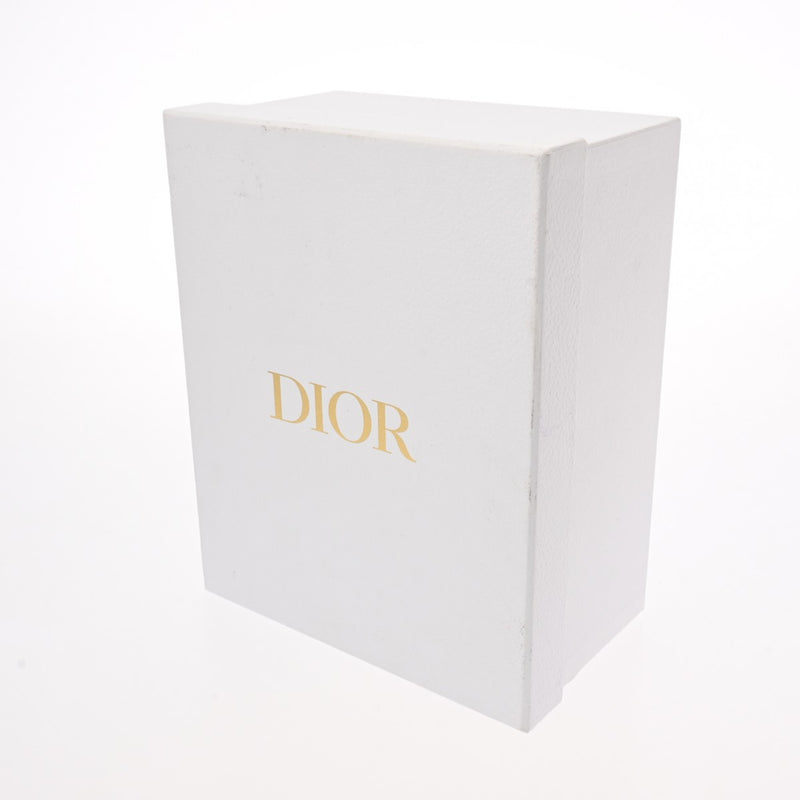 CHRISTIAN DIOR クリスチャンディオール メッセンジャーバッグ ネイビー/ベージュ 1ADP0049YKS_H27E ユニセックス ジャガード/レザー ショルダーバッグ Aランク 中古 銀蔵