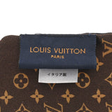 LOUIS VUITTON ルイヴィトン モノグラム バンドー BB 歌舞伎 ステッカー 山本寛斎コラボ レッド/ブラウン MP1942 レディース シルク100％ スカーフ ABランク 中古 銀蔵