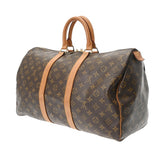 LOUIS VUITTON ルイヴィトン モノグラム キーポル 45 ブラウン M41428 ユニセックス モノグラムキャンバス ボストンバッグ Bランク 中古 銀蔵