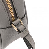 SALVATORE FERRAGAMO フェラガモ グレー レディース カーフ ショルダーバッグ Aランク 中古 銀蔵