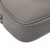 SALVATORE FERRAGAMO フェラガモ グレー レディース カーフ ショルダーバッグ Aランク 中古 銀蔵