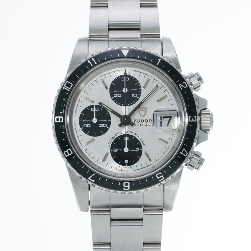 チューダー / チュードル クロノタイム 初期モデル アンティーク カマボコケース 94210 シルバー/ブラック メンズ 腕時計 自動巻き 中古 銀蔵