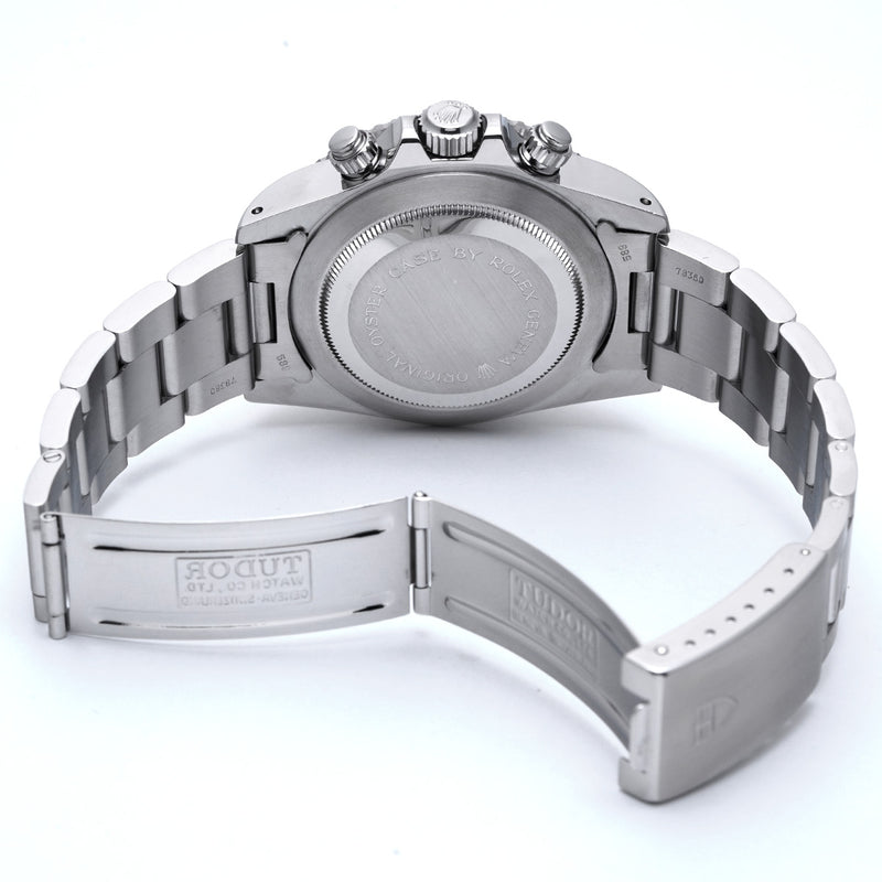 チューダー / チュードル クロノタイム 初期モデル アンティーク カマボコケース 94210 シルバー/ブラック メンズ 腕時計 自動巻き 中古 銀蔵