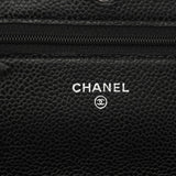 CHANEL シャネル マトラッセ クラシック チェーンウォレット ブラック AP0250 レディース キャビアスキン チェーンウォレット ABランク 中古 銀蔵