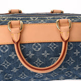 LOUIS VUITTON ルイヴィトン モノグラム デニム ネオスピーディ ブルー M95019 レディース モノグラムデニム ハンドバッグ ABランク 中古 銀蔵