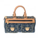 LOUIS VUITTON ルイヴィトン モノグラム デニム ネオスピーディ ブルー M95019 レディース モノグラムデニム ハンドバッグ ABランク 中古 銀蔵