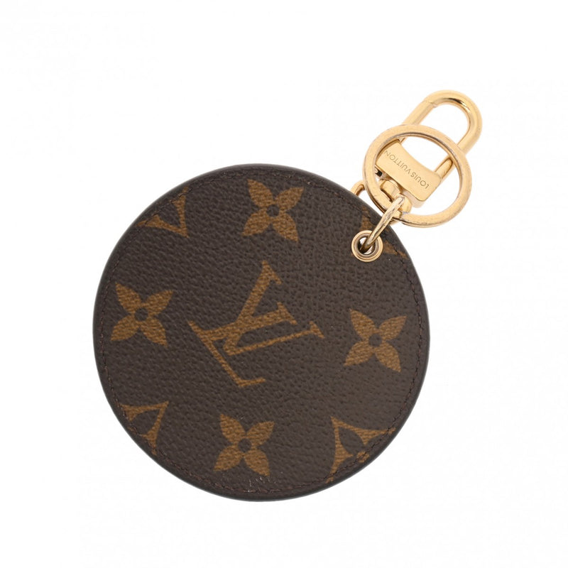 LOUIS VUITTON ルイヴィトン モノグラムジャイアント リバース イリュストレ バッグチャーム ブラウン M69317 ユニセックス モノグラムキャンバス キーホルダー ABランク 中古 銀蔵