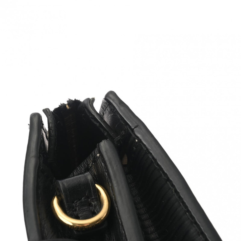 LOUIS VUITTON ルイヴィトン エピ トランククラッチ 2WAY ノワール M53052 レディース エピレザー ショルダーバッグ ABランク 中古 銀蔵