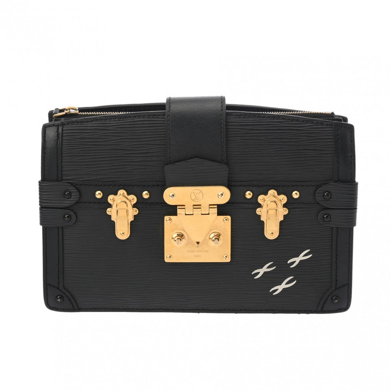LOUIS VUITTON ルイヴィトン エピ トランククラッチ 2WAY ノワール M53052 レディース エピレザー ショルダーバッグ ABランク 中古 銀蔵
