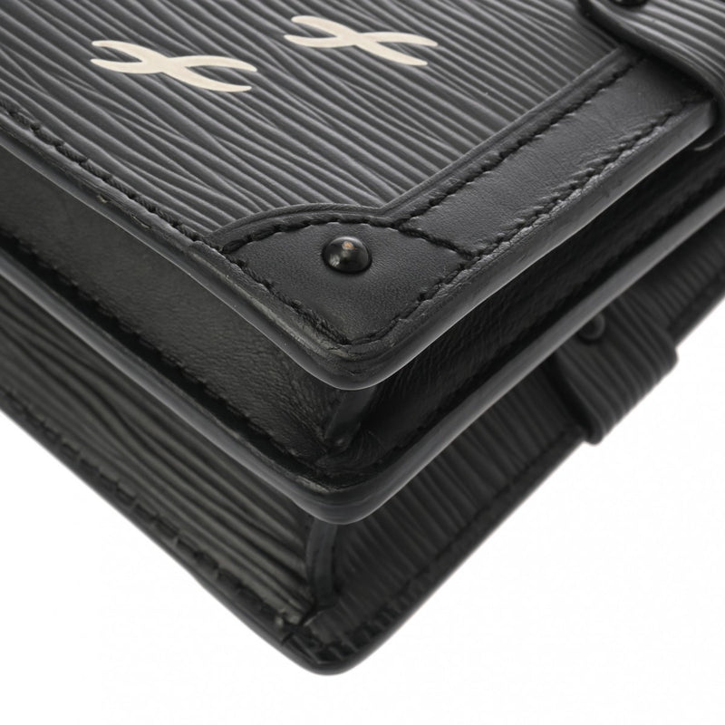 LOUIS VUITTON ルイヴィトン エピ トランククラッチ 2WAY ノワール M53052 レディース エピレザー ショルダーバッグ ABランク 中古 銀蔵