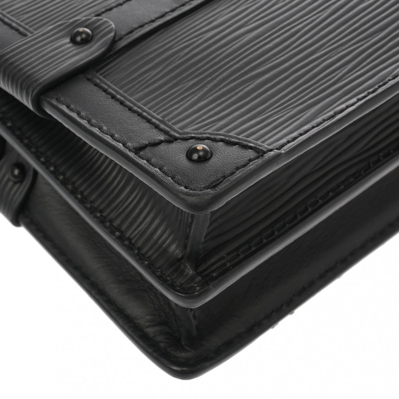 LOUIS VUITTON ルイヴィトン エピ トランククラッチ 2WAY ノワール M53052 レディース エピレザー ショルダーバッグ ABランク 中古 銀蔵